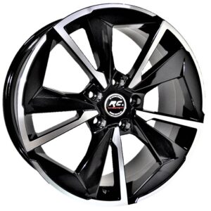 RC Jant RC-351 / 355 / 358 Black Full Polish 17 İnç Jant Takımı (4 Adet)
