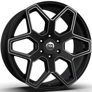Kormetal Jant KM 3122 Black Diamond 22 İnç Jant Takımı (4 Adet)