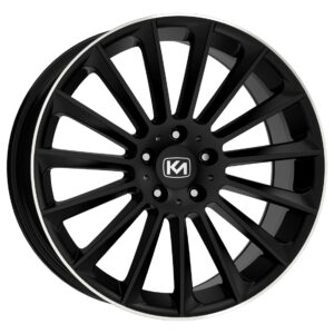 Kormetal Jant KM 3320 Matt Black Lip Diamond 20 İnç Jant Takımı (4 Adet)