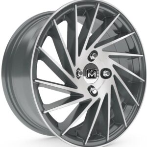 Kormetal Jant KM 824 Gun Metal Diamond 14 İnç Jant Takımı (4 Adet)